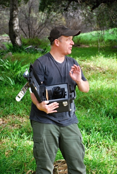 ART, SCIENCE AND ECOLOGY -- Callet explains how his cameras can catch wildlife being...wild. 